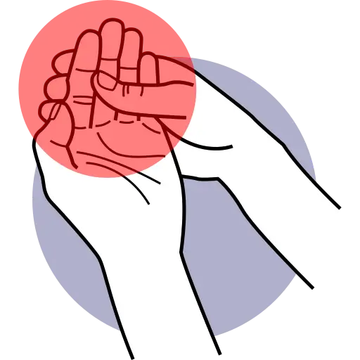 Muscle Pain or Tingling Sensation — pain treatment illustration, Dr. MKB Tanveer, Dhaka