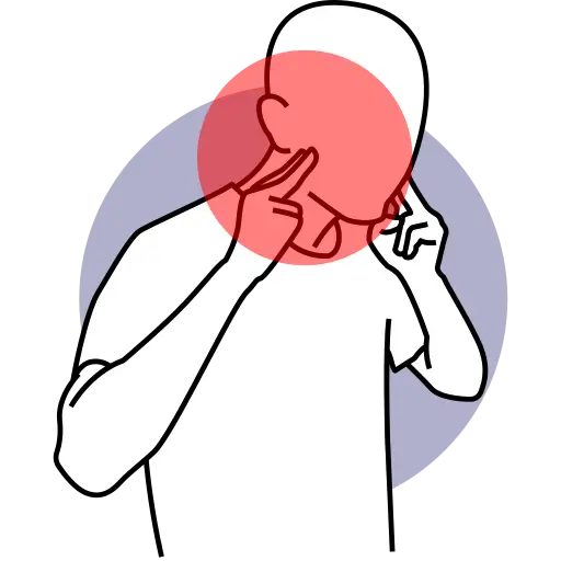 Neck Pain Spreading to the Head — pain treatment illustration, Dr. MKB Tanveer, Dhaka