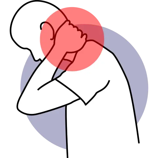 Shoulder Pain or Frozen Shoulder — pain treatment illustration, Dr. MKB Tanveer, Dhaka