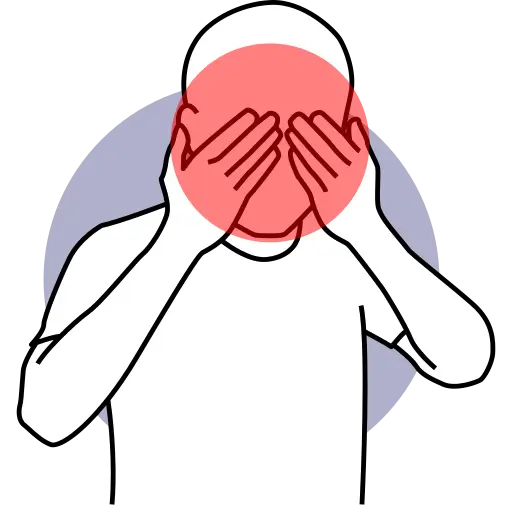 Face Pain (Trigeminal Neuralgia) — pain treatment illustration, Dr. MKB Tanveer, Dhaka